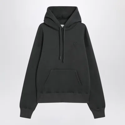 Ami Alexandre Mattiussi Ami Paris Charcoal Grey Ami De Coeur Sweatshirt Men In Gray