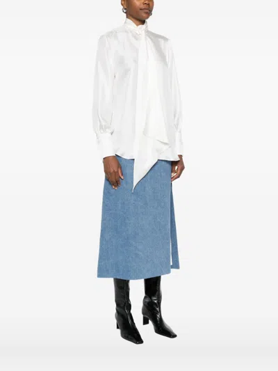 Archivio '67 Archivio 67 Bow-tie Blouse In White