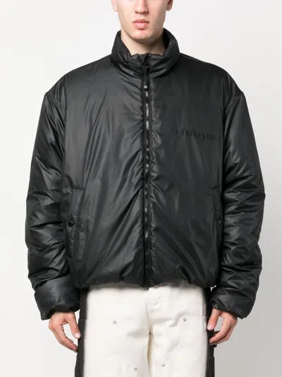 44 Label Group Men Printed Jacket In Black