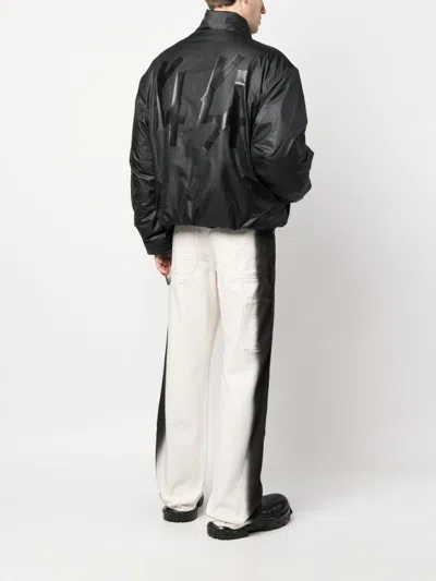 44 Label Group Men Printed Jacket In Black