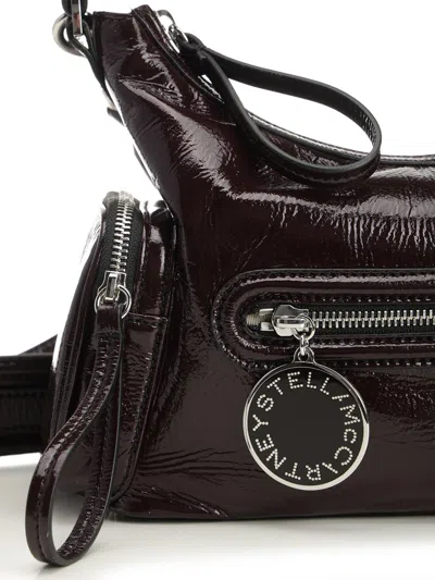 Stella Mccartney Dartmoor Shoulder Bag Adjustable Strap In Burgundy