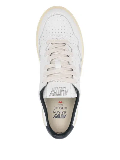 Autry X Maison Kitsune "medalist Low" Sneaker In White
