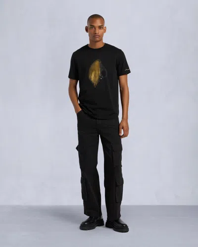 Moose Knuckles Men's Gold Series Augustine Tee In Black