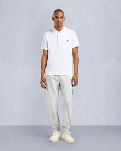 Moose Knuckles Men's Gold Series Everett Polo In White