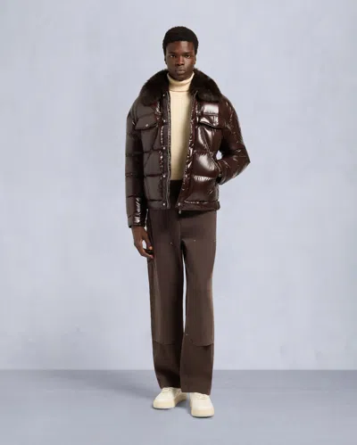 Moose Knuckles Men's Briar Shirt Jacket In Brown