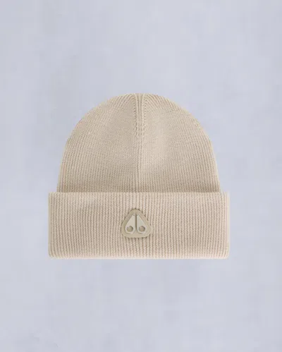 Moose Knuckles Parnis Kids Unisex Beanie In Neutral