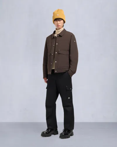 Moose Knuckles Men's Brixton Trucker Jacket In Brown
