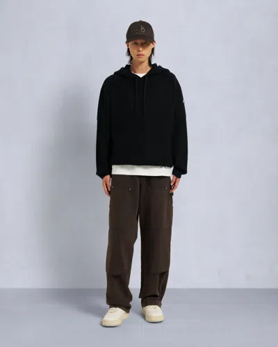 Moose Knuckles Colson Pullover Hoodie In Black