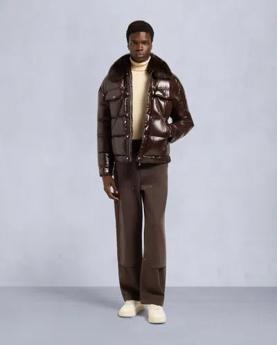 Moose Knuckles Men's Briar Shirt Jacket In Brown