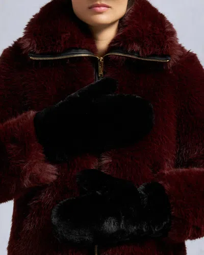 Moose Knuckles Bunny Gloves In Black