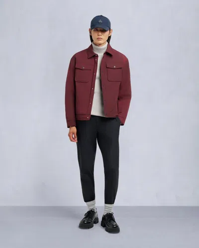 Moose Knuckles Men's Jacques Bunny Shirt Jacket In Brown