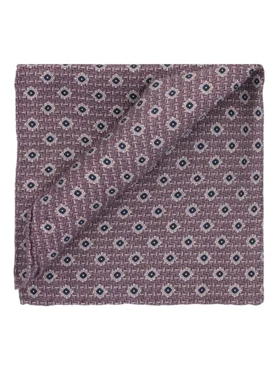 Brunello Cucinelli Geometric-pattern Pocket Square In Multi