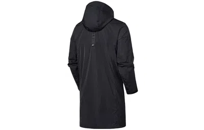 Nike Sportswear Athleisure Casual Sports Big Pocket Mid-length Hooded Woven Windbreaker Jacket Black