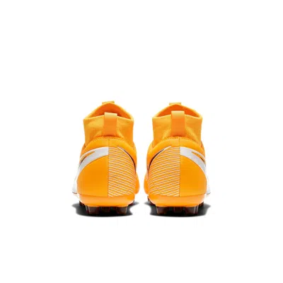 Nike (gs)  Jr Mercurial Superfly 7 Academy Ag Artificial Grass 'black Yellow' In Multi