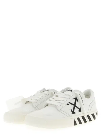 Off-white Low-top Sneakers With Graphic Arrow Detailing