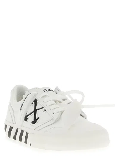 Off-white Low-top Sneakers With Graphic Arrow Detailing
