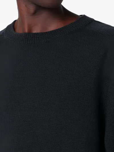 Our Legacy Wool Crew Neck Long Sleeve Jumper In Black