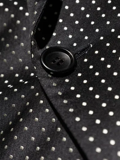 Tom Ford Double-breasted Dotted Jacket In Multi