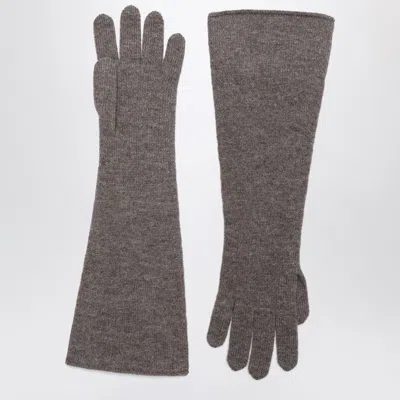 Darkpark Brown Cashmere Gloves