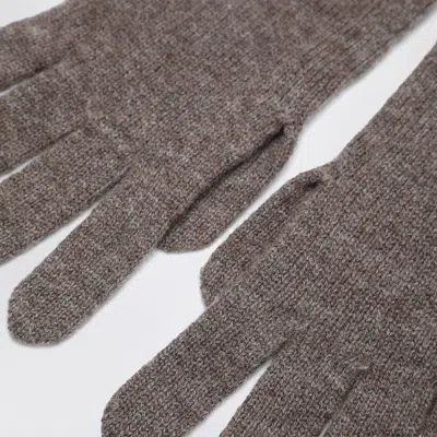 Darkpark Brown Cashmere Gloves