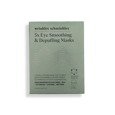 Wrinkles Schminkles Eye Smoothing & Depuffing Sheet Mask - 5 Pack
