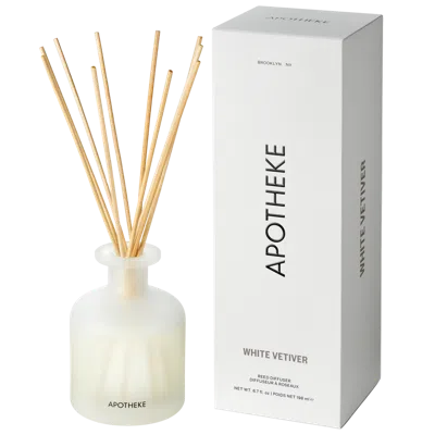 Apotheke Canvas Reed Diffuser In White