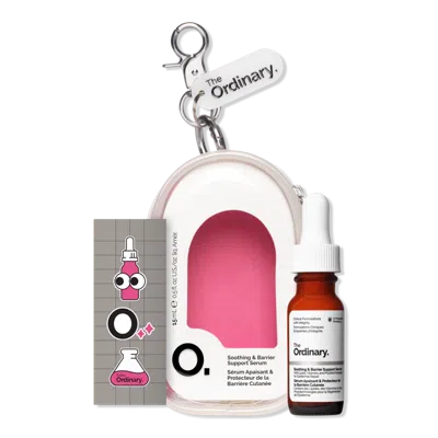 The Ordinary Mini Soothing And Barrier Support Keychain Skincare Gift In Transparent
