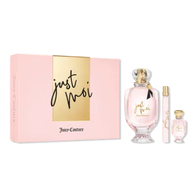 Juicy Couture Just Moi Eau De Parfum 3-piece Gift Set In Pink