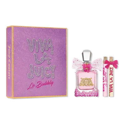Juicy Couture Viva La Juicy Le Bubbly Eau De Parfum 3 Piece Gift Set In Multi