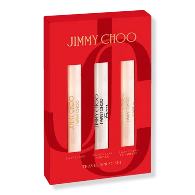 Jimmy Choo I Want Choo Trio Set In Transparent