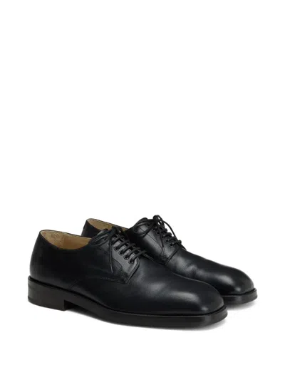 Lemaire Elongated-toe Lace-up Derby Shoes In Multi
