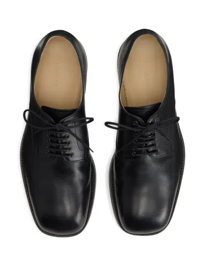 Lemaire Elongated-toe Lace-up Derby Shoes In Multi