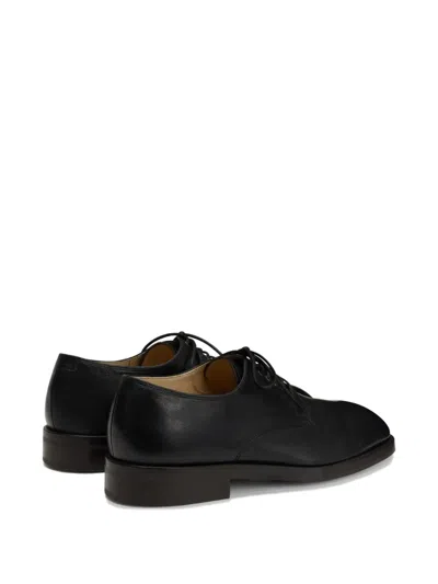 Lemaire Elongated-toe Lace-up Derby Shoes In Multi