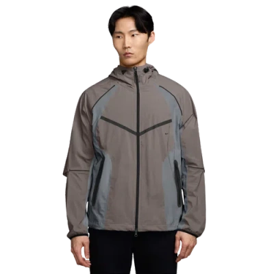 Nike Colour-block Jacket In Gray