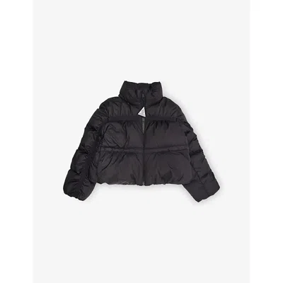 Moncler Black Jankas Padded Down-filled Jacket 4-14 In Black