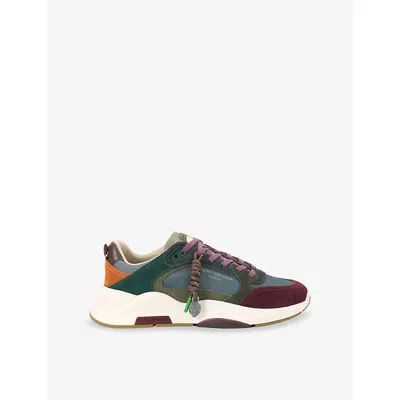 Kurt Geiger Leather Royston Sneakers In Multi