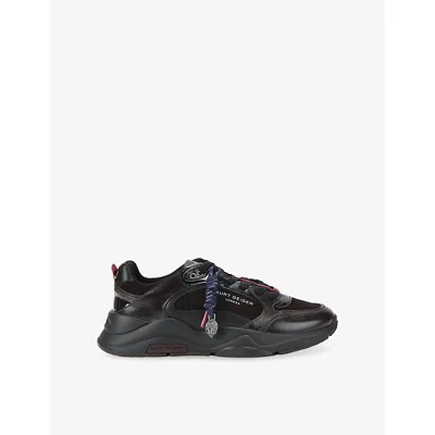 Kurt Geiger Leather Royston Sneakers In Black