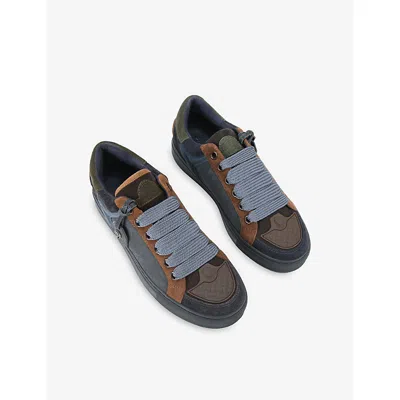 Kurt Geiger London Southbank Tag Platform Sneaker In Gray