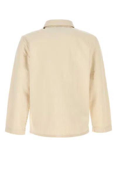 Apc A.p.c. Kerlouan' Beige Jacket With Classic Collar In Neutral