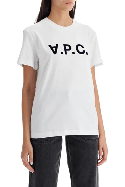 Apc A.p.c. Grand Vpc T-shirt Women In White