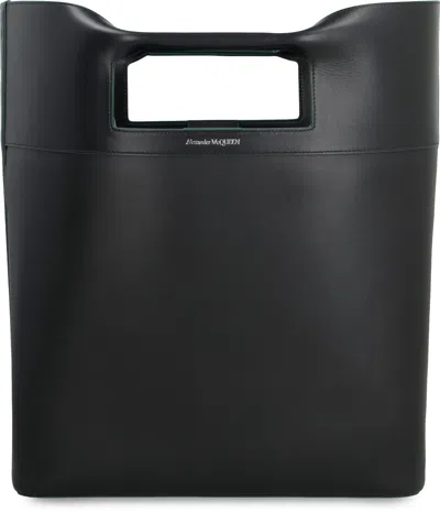 Alexander Mcqueen Alexander Mc Queen The Square Bow Leather Handbag In Black