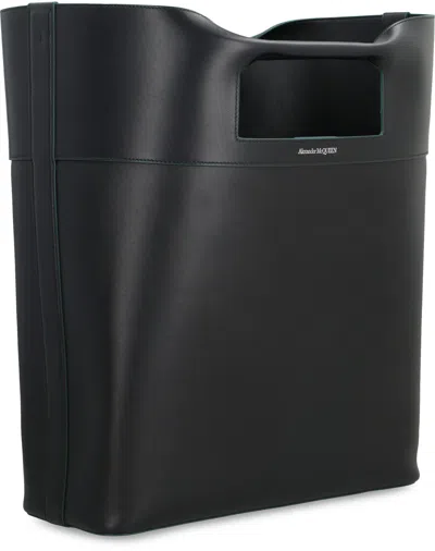 Alexander Mcqueen Alexander Mc Queen The Square Bow Leather Handbag In Black