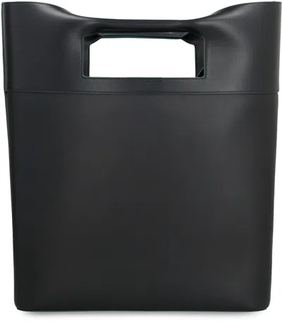 Alexander Mcqueen Alexander Mc Queen The Square Bow Leather Handbag In Black