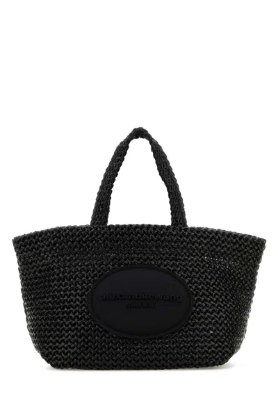 Alexander Wang Punch Small Tote Bag In Raffia