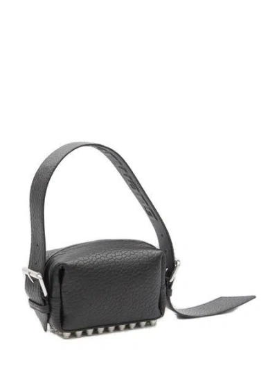 Alexander Wang Black Leather Small Ricco Shoulder Bag