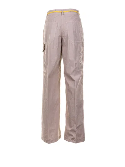 Aspesi Sand Trousers With Drawstring In Neutral