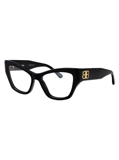 Balenciaga Black Acetate Optical Glasses