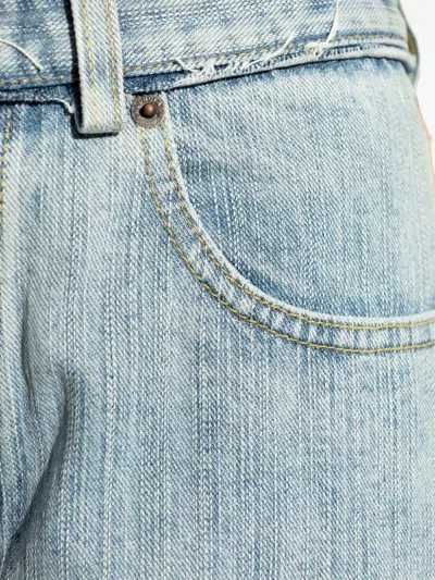 Balenciaga Urban Denim Trousers Five-pocket Design In Blue