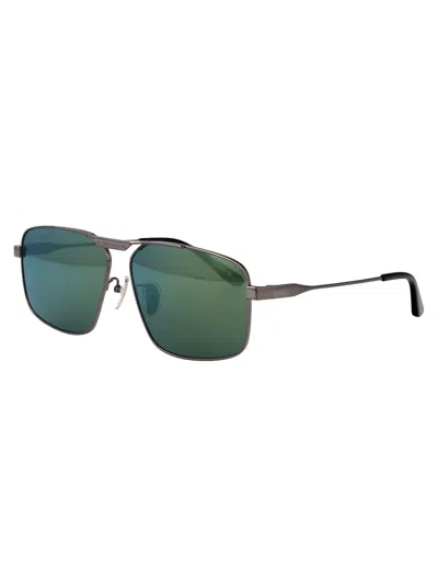 Balenciaga Metallic Green Sunglasses