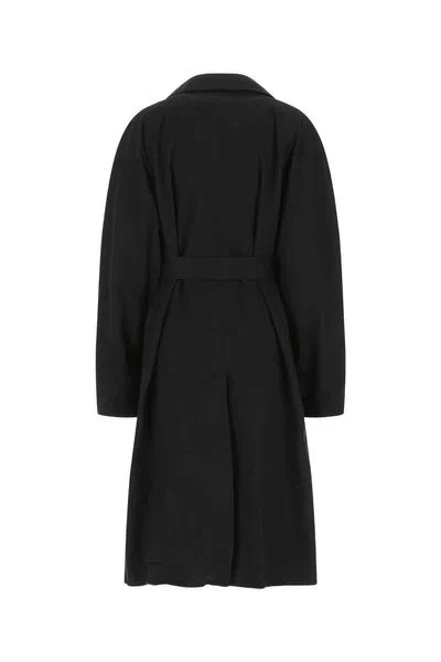Balenciaga Women's Midnight Cotton Overcoat In Multi